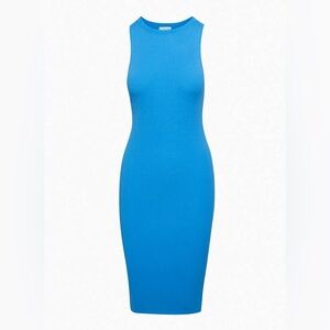 Aritzia Wilfred MOONSTRUCK DRESS Knit Dress in Moon Blue - XS